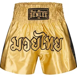 BENLEE Herren Thaibox-Hose GOLDY gold|SCHWARZ|SCHWARZ L