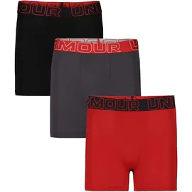 Under Armour Jungen Boxershorts TECH-SOLID 3 Pack UWSHJ04F-989 137-149 - Black/Red - 137-149