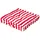 Homescapes Sitzkissen Breite 40 x 40 cm Rot