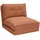 miliboo Schlafsessel SALLY 1-Sitzer 75 x 90 x 80 cm Rot mit Kissen