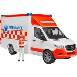 Bruder 02676 - MB Sprinter Ambulanz rot/weiß 1:16