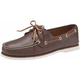 Timberland Mens Classic Boat Shoe brown, 15 Wide Fit