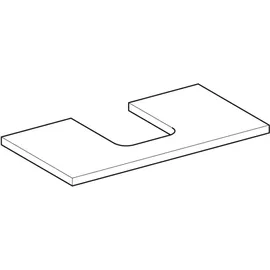 Geberit One 90x3x47cm, w/lack. hochgl., Ausschn mit.