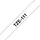 Brother TZ-111 schwarz auf transparent 0,6cm x 8m
