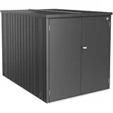 Biohort Minigarage Fahrradbox dunkelgrau-metallic (56040)