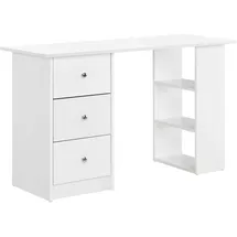 [en.casa] Schreibtisch Lemberg 120x50x72 cm Weiß