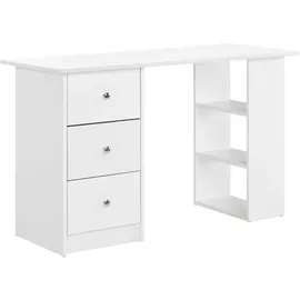[en.casa] Schreibtisch Lemberg 120x50x72 cm Weiß