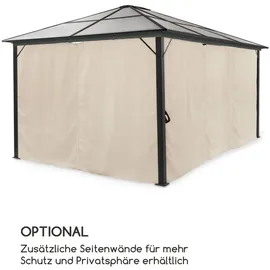 Blumfeldt Pantheon Solid Sky 3 x 4 m Grau/Transparent