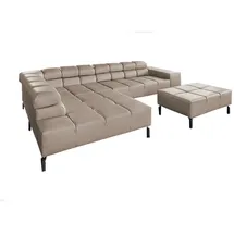 KAWOLA Ecksofa Leder Relaxfunktion