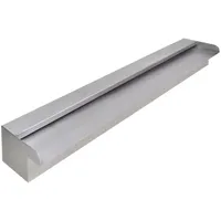 vidaXL Wasserfall Edelstahl 90 cm