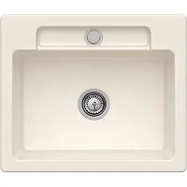 Villeroy & Boch Siluet 60 S flat crema + Excenterbetätigung + Lochbohrungen 1 + 2