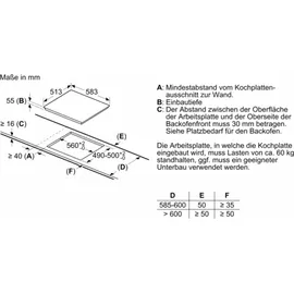 Siemens EH645BFB6E Induktionskochfeld Autark