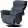 HIMOLLA Relaxsessel Leder 83 x 109 x 90 cm Blau mit Relax-Funktion