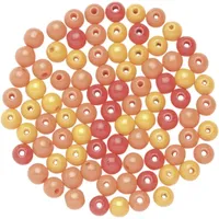 Glorex  Holzperle Orange mix 8 mm