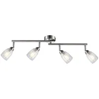 GLOBO Deckenleuchte 4x 3,0 W Chrom