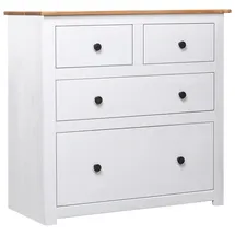 vidaXL Sideboard 80 x 83 x 40 cm weiß