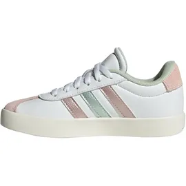 Adidas Vl Court 3.0 Sportschuhe - Ftwr White / Linen Green Met / Sandy Pink Met - EU 32