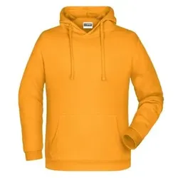 Herren Basic Kapuzensweatshirt JN796, gold-gelb, Größe XXL - gold-gelb - XXL