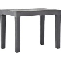vidaXL Gartenbänke 2 Stk. Moccafarben Kunststoff