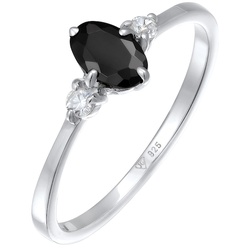 Elli Zirkonia Oval Verlobung 925 Silber Ringe   Damen
