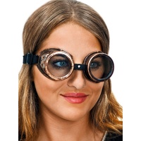 Metamorph Kostüm Steampunk Brille kupfer, Beliebtes Accessoire für Steampunk Kostüme