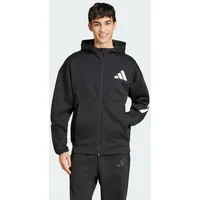 Adidas Z.N.E. Reißverschlusspullover Black / White L