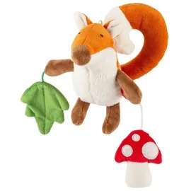 Sigikid 43509 - Baby Aktiv-Anhänger Fuchs, PlayQ, Plüsch, 20 cm