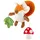Sigikid 43509 - Baby Aktiv-Anhänger Fuchs, PlayQ, Plüsch, 20 cm