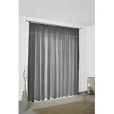 Wirth Vorhang WIRTH "Wiessee" Gr. 1, grau, B:75cm H:125cm, Jacquard, Baumwolle, Leinen, Modal, Gardinen