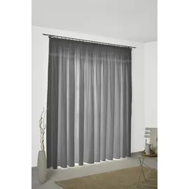 Wirth Vorhang WIRTH "Wiessee" Gr. 1, grau, B:75cm H:125cm, Jacquard, Baumwolle, Leinen, Modal, Gardinen