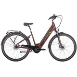 Saxonette Deluxe Sport E-Bike bordeaux - 45 cm Rahmenhöhe: 45 cm