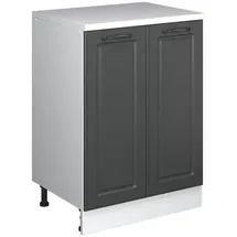 Vicco Kommode Rion 60 x 81,6 cm Anthrazit Landhaus/Weiß