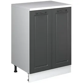 Vicco Kommode Rion 60 x 81,6 cm Anthrazit Landhaus/Weiß