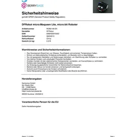 DFRobot micro:Maqueen Lite, micro:bit Roboter