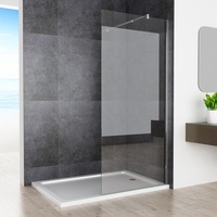 120x200cm Walk in Dusche Duschabtrennung Duschwand Duschtrennwand 10mm Nano Glas
