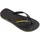 HAVAIANAS Brasil Logo Zehentrenner, Schwarz (Black/Black), (33/34