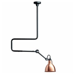 Lampe Gras - 312 Deckenleuchte Schwarz/Kupfer Lampe Gras - cm