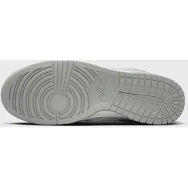 Nike Dunk Low Retro Sneaker, White Lt Smoke Grey White, 44.5 EU
