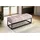 Wohnling Sitzbank Samt Rosa 108 x 40 x 40 cm
