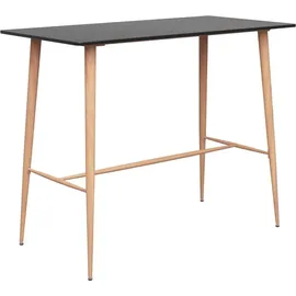 vidaXL Bartisch 120 x 60 x 105 cm Schwarz