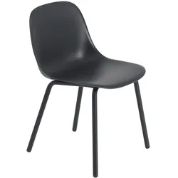 Muuto Fiber Outdoor Stuhl, anthrazit black