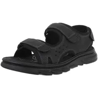 Fadezar Sandalen Mädchen Jungen Sport Outdoor Sandalen mit Klettverschluss für Kinder Bequeme Wandersandale Sommer Schwarz EU 39 - 39 EU