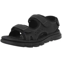 Fadezar Sandalen Mädchen Jungen Sport Outdoor Sandalen mit Klettverschluss für Kinder Bequeme Wandersandale Sommer Schwarz EU 40 (CN 39) - 40 EU