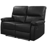 Habitat et Jardin Relax-Sofa Lincoln - 147 x 89 x 103 cm - 2-Sitzer - Schwarz