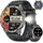 miecgth Smartwatch Herren mit Telefonfunktion 1.7'' Touchscreen Uhr Beleuchtung 100 Tage Standby 120+ Sportmodi Herzfrequenz SpO2 Schlafmonitor IP68 Wasserdicht Fitness Tracker Android iOS