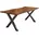 möbelliebling Frederik 200 x 77 x 100 nussbaumfarben