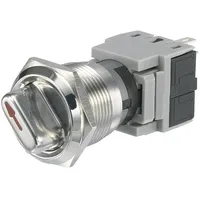 TRU Components 704315 LAS1-BGQ-11X/21 Vandalismusgeschützter Drehschalter 250 V/AC 5