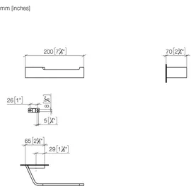 Dornbracht CL.1 Papierrollenhalter ohne Deckel, Dark Platinum matt