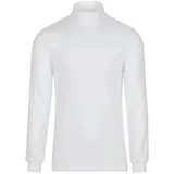 TRIGEMA Rollkragenshirt TRIGEMA "TRIGEMA Langarm Ski- und Sport-Rollkragenpullover", Damen, Gr. 3XL, weiß, 100% Baumwolle (Bio-Baumwolle kbA), Basic, Shirts