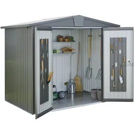 Biohort Europa 4 2,44 x 2,28 m quarzgrau-metallic